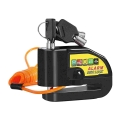 Disc Brake Lock with Alarm Sound Anti Theft Wheel Disk Lock for Brake Rotor|Theft Protection| - Officematics.com