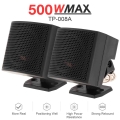 2pc 200w Car Tweeter Speaker Audio Sound Full Range Frequency Loudspeaker High Efficiency Capacitor For Diy Car Audio System - S