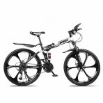 AMIN 27 Speed Variable Speed Sports Cycling 26 Inch Wheel Mountain Bike Foldable Off road Road Bicycle Adult Men Racing Ride MTB