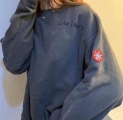 Men Woman 1:1 Top Quality Wash CAVEMPT Cav Empt Hoodie Thick Batik Dark Gray CAVEMPT C.E19AW Sweatshirts Crewneck|Hoodies &