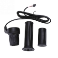Universal Electric Bike Speed Throttle Handle Plastic E bike Throttle Grip Right Throttle Grip+Left Normal Grip 22.5mm Handlebar
