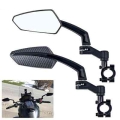 360° Adjustment Heightening Motorcycle Rear View Mirrors Universal 8mm 10mm Rearview Side Mirrors For Electric Bicycle Motorbike