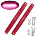 2PCS Red LED Marker Lights 12LED Parking Lights Marker LED 24v Side Marker Trailer Lights in 24v For Truck|Truck Light System|