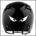 Reflective Car Sticker Motorcycle Helmet Evil Eyes Shape Body Sticker Personalized Decoration Sticker | | - Officematics.com