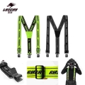 Brand New Heavy Duty Braces Pant Suspenders Adjustable Y Back Suspender Straps Motorcycle Racing Pants Snow Jet Apparel Parts L|