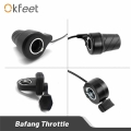 Electrical E Bicycle Bike Parts BAFANG Mid Drive Motor Half Twist Thumb Finger Accelerator Throttle for Right Left Hand|Electric