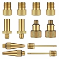 Road Bike Valve Adapter Convertr Bicycle Pump Tube Presta To Schrader with Ring Seal Cycle Accessories Needle Converter|Valve|