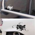 Originality Car Sticker Pvc Decal Rose Gorgeous Decals Reflector Ornamentation Sunscreen Waterproof Sticker - Car Stickers - Off