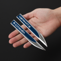Car Side Fender Metal Decorative Decal Mirro Laser Emblem For Citroen C3 C4 C5 Ds3 Ds4 Ds5 Auto Exterior Sticker Accessories| |