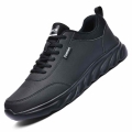 Men Casual Shoes Leather Men Shoes Sneakers Winter Comfortable Walking Shoes Lightweight Rubber Waterproof Couple Sneakers Men|M