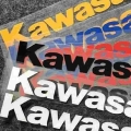 1 Pair Motorcycle Reflective Sticker Decal Emblem Small Size For Kawasaki Blue Red Silver Black Gold - Decals & Stickers - O