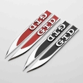 1pair 3d Metal Gtd Car Wing Right & Left Side Badge Fender Emblem Car Sticker For Vw Golf Mk7 Mk4 Mk5 Mk6 Car Styling - Car