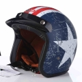 Retro Scooter DOT Cafe Racer Moto Helmets 3/4 Motorcycle Chopper Bike Helmet Open Face High Quality Vintage Jet Motorbike Helmet