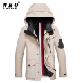 CHAIFENKO Brand Winter Casual Jacket Parkas Coat Men New Autumn Windproof Thick Warm Jacket Men Fashion Hooded Outdoor Parka Men