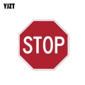 YJZT 11.2CM*11.2CM Personality Warning STOP Road PVC Decal Car Sticker 12 1164|Car Stickers| - Officematics.com