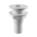 Marine Boat Plastic Thru Hull Fitting Connector For 5/8, 3/4, 1, 1-1/4, 1-1/2 Inch Hose Boat Drain Bilge Pump Plumbing Fittings