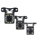 Car Reverse Camera Led Lights Parking Rear View Camera Reversing Backup Waterproof Hd Ccd Sensor 140 Wide View With 6m Cable - V