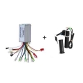Electric Bike Scooter Accessories Motor Brushless Controller & Throttle Twist Grip 36v/48 350w For Electric Scooter Bicycle