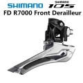 Shimano 105 Fd R7000 F Front Derailleur 2x11 Speed Bicycle Front Derailleur 5800 5801 Braze On 31.8mm 34.9mm Clamp Band - Bicycl