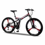 Meida Cycling Road Bikes Racing Bicycle Foldable Bicycle Mountain Bike 26/24 Inch Steel 21/24/27 Speed Bicycles Dual Disc Brakes