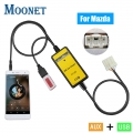 Moonet Car Audio Aux Usb Adapter 3.5mm Aux In Cd Changer For Mazda 3 5 6, Mpv, Cx7 - Cables, Adapters & Sockets - Officemati