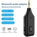 2 In 1 Bluetooth 5.1 Receiver Transmitter 3.5mm Aux Hardsfree Audio Adapter For Car Home Tv Headphones - Fm Transmitters - Offic