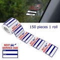 150pcs Stickers Oil Change Service Reminder Sticker Oil Change Stickers Oil Changes Adhesive Labels Car Exrerior Accessories|Car