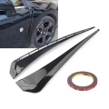 2pcs Car Leaf Plate Simulation Outlet Vent Carbon Fiber Decor Side Air Flow Sticker - Car Stickers - Officematics.com