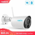 Reolink Argus Eco IP Camera Outdoor Wireless Security Cam Full HD 1080p Rechargeable Battery Powered Surveillance with PIR