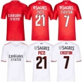 2021 22 Benfica hogar jerséis Camiseta Tee Top calidad Camiseta personalizar Pizzi Everton Rafa Gabriel Seferovic|Casual Shirts|