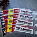 8 Pieces Fluorescent Color Vinyl Applique Transparent Car Styling Motorcycle Tyre Tire Wheel Stickers For Rays Te37sl - Car Stic