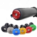 1 Pair Road Folding Bike Handlebar Grip Ends Cap Racing Cycling Handle Bar Handlebar Plugs Outdoor Cycling Bicycle Accessories -
