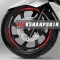 New tire modification motorcycle rim stickers wheel film border reflective decals for HONDA pcx 125 PCX125 2018 2019|Decals &amp