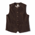Bronson 1910s French Workwear Corduroy Vest Vintage Hunting Field Waistcoat Cords|Vests & Waistcoats| - Officematics