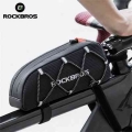 ROCKBROS Bicycle Bag Reflective Front Top Frame Tube Bag Ultralight Portable Bike Parcel Big Capacity Pocket Cycling Accessories