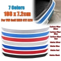 Car Fiber Protection Stickers Decal Styling Accessories For Volkswagen Vw Golf Mk6 7 Gti Auto Rear Bumper Trunk Tail Lip Carbon