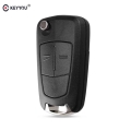 Keyyou 2 Buttons Flip Folding Key Shell Case Fob For Vauxhall Opel Corsa Astra Vectra Signum Car Key Fob Case - Car Key - Office