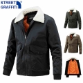 2021 Men New Brand Fashion Fur Collar Winter Warm Windbreaker Jacket Coat Parkas Men Autumn Outwear Slim Thick Jackets Mens 5XL|
