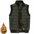 Men's Plus Size Clothing Winter Spring Vest Jackets Sleeveless Coat Fashion Large Size 8xl Male Warm Waistcoat Fleece Vest M