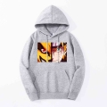 Anime Kurama BrandPrint Men Hooded Sweatshirts Hoodies 2019 New Arrival Spring Winter Warm Fleece High Quality Loose Tracksuit|H