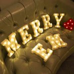 22cm Alphabet Letter Led Lights Luminous Number Lamp Decor Battery Night Light For Home Wedding Birthday Christmas Party Decorat