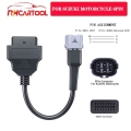 Best New Obd2 Motorcycle Cable For Yamaha 3pin 4pin For Suzuki 6 Pin Plug Cable Diagnostic Cable 6pin To Obd2 16 Pin Adapter - D