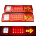 Hot 2pcs 12V 19 LED Car Truck Trailer Rear Tail Stop Turn Light Indicator Lamp J60F|Truck Light System| - Officematics.com