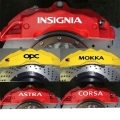 4pcs For Opel Opc Astra J H G K Insignia Corsa D B E Mokka Vectra B Hi-temp Premium Brake Caliper Decals Stickers Cast Vinyl - C