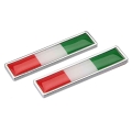 Car Decoration Decal Side Door Sticker For Italian Flag Logo Vw Polo Golf Ford Fiesta Fiat 500 500x Punto Panda Lancia Ypslion -