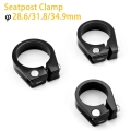 28.6/31.8/34.9mm Aluminum Tube Clamp Mtb Bike Seatpost Clamp Bicycle Saddle Seat Clamp Seatpost Tube Cycling Parts Head Tube - B