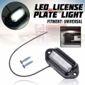 12V 6LEDs Number Plate Light License Plate Light Lamp Bulbs for Boats Motorcycle Automotive Aircraft RV Truck Trailer |Truck Lig