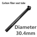 New Carbon Fiber Bike Seatpost 30.4*350/400mm Bicycle Seat Tube 3k Glossy Road/mtb Cycling Carbon Seat - Bicycle Seat Post - Off