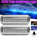 2pcs 5 Inch Yacht Underwater Light 42 Led Navigation Light For Truck Boat Stern Anchor Light Marine Boat Sailing Signal Light -