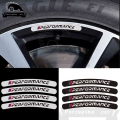 4pcs Performance Car Wheel Sticker For Bmw E38 E39 E46 E53 E60 E61 E64 E70 E71 E85 E87 E90 E83 F10 F30 F20 F35 M3 M5 M6 X1 X3 X5